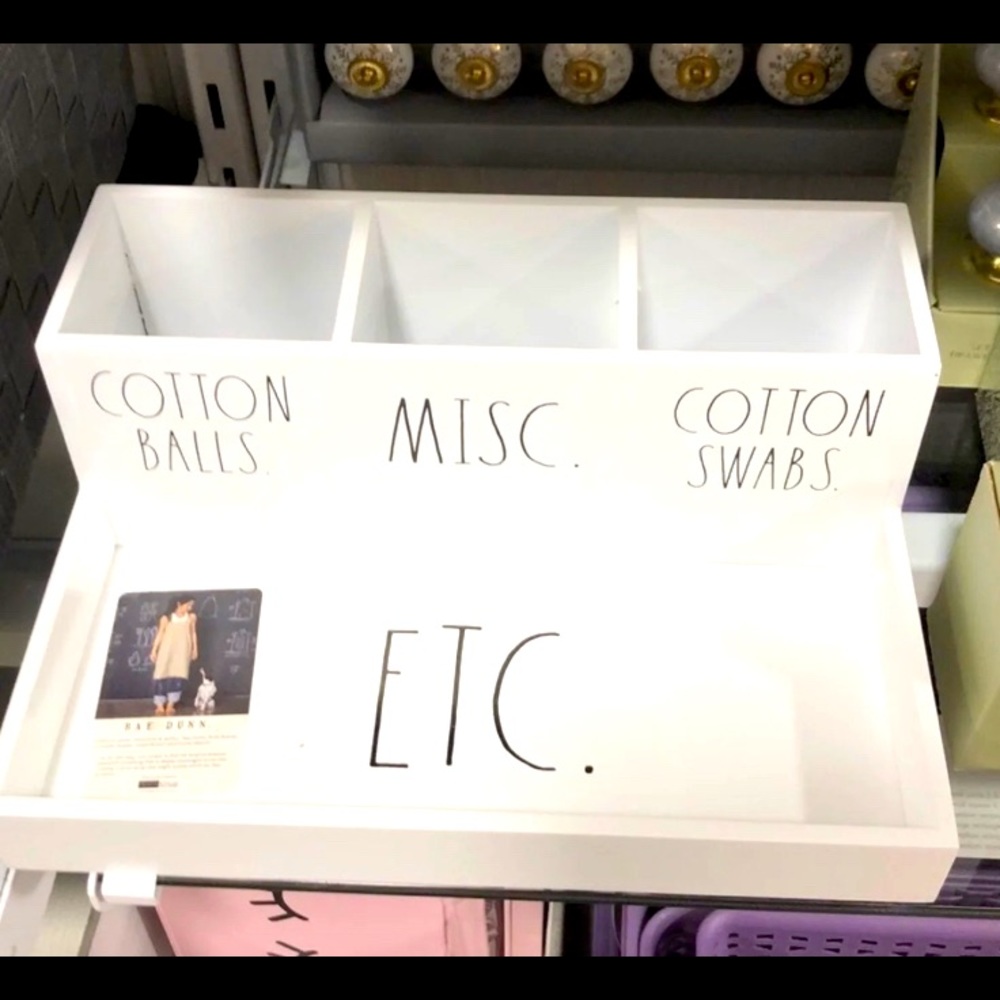 Rae dunn bathroom wooden organization decor